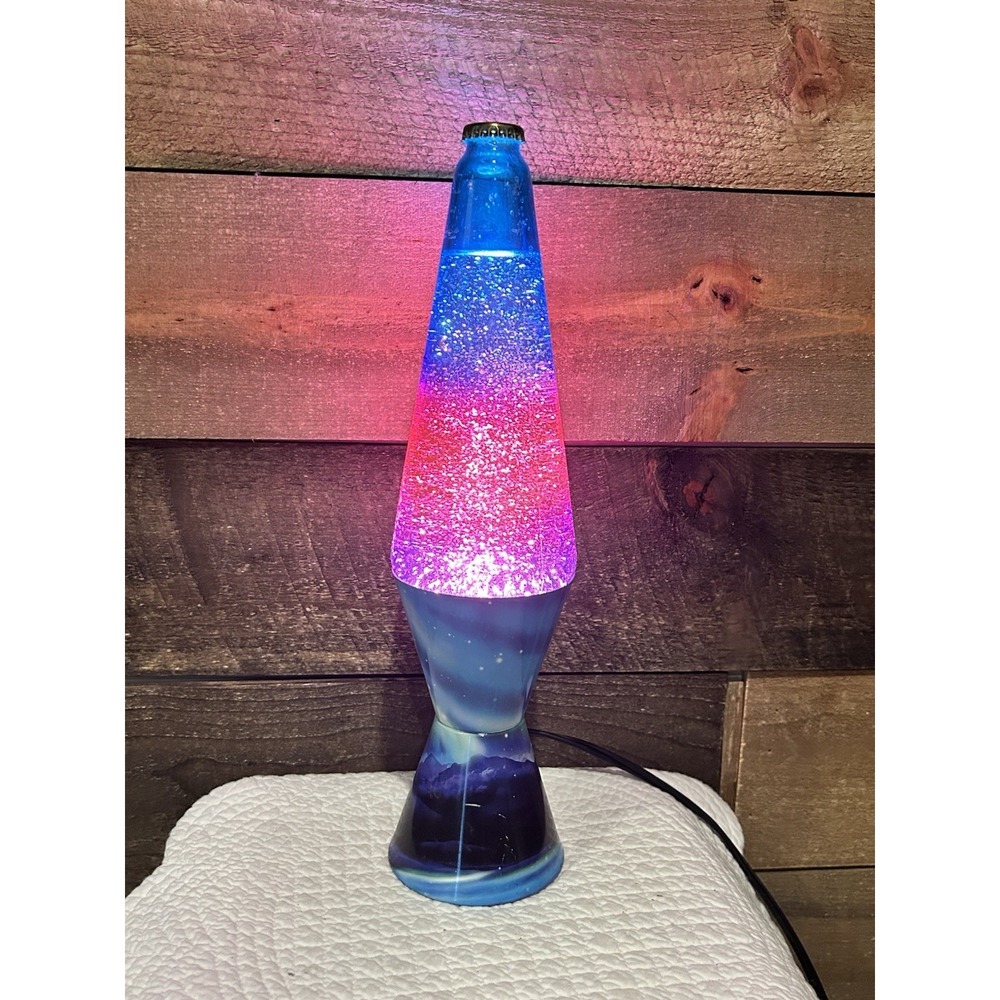 Lamp 2160 LVA2160 Colormax Northern Lights, 14.5-inches, Glitter with‎ Clear